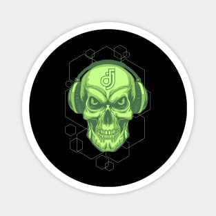 Skull dj headphone Magnet